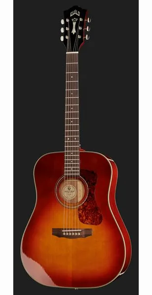 Guild D-140 Cherry Burst detail 2