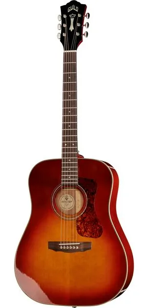 Guild D-140 Cherry Burst vooraanzicht
