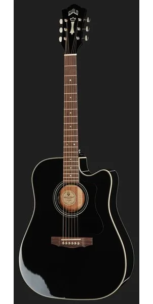 Guild D-140ce Black detail 2