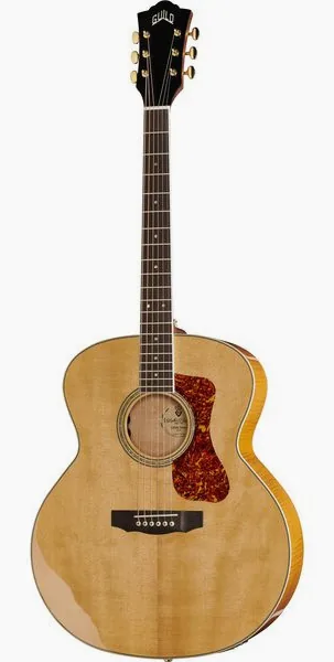 Guild F250E Deluxe Blonde vooraanzicht