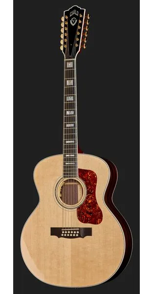 Guild F-512E Natural USA detail 2