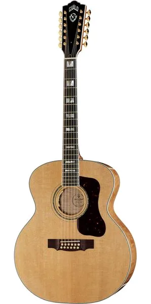 Guild USA F-512E Maple Blonde vooraanzicht