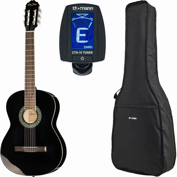 Harley Benton CG200-BK Set 1 vooraanzicht