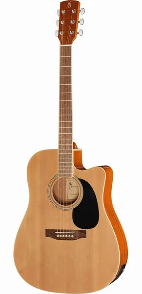 Harley Benton CLD-60SCE NT Custom Line vooraanzicht