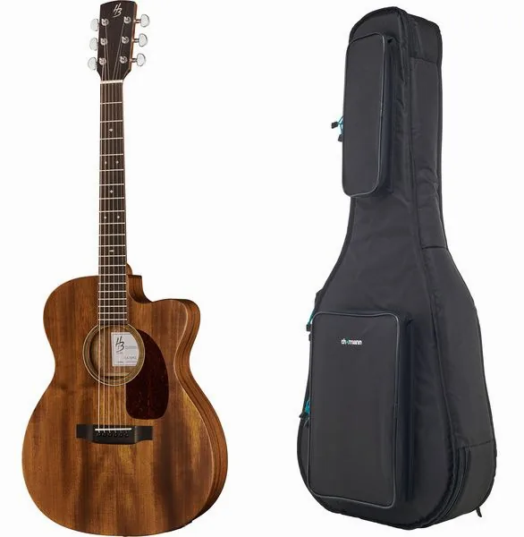 Harley Benton Custom Line CLA-15MCE w/Bag vooraanzicht
