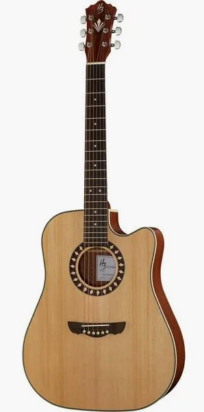 Harley Benton Custom Line CLD-1048SCE vooraanzicht