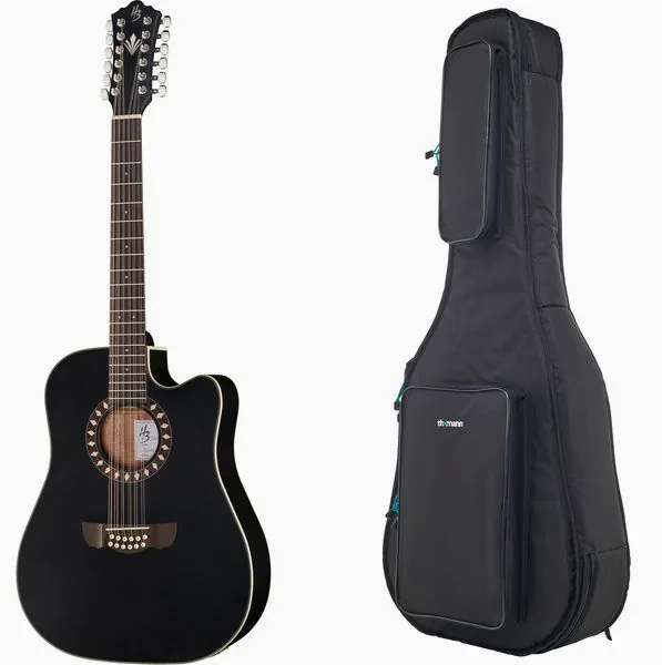 Harley Benton Custom Line CLD-10SCE-12 w/Bag vooraanzicht