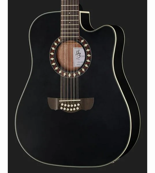 Harley Benton Custom Line CLD-10SCE-12BKS detail 4