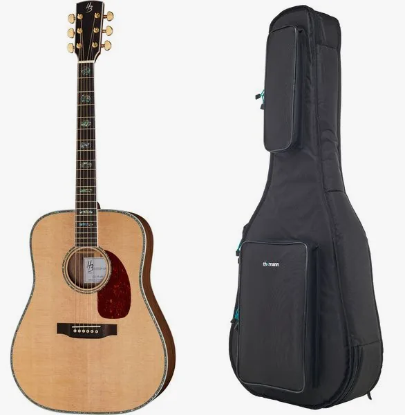 Harley Benton Custom Line CLD-41S WN w/Bag vooraanzicht