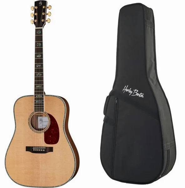 Harley Benton Custom Line CLD-41S WN W/Case vooraanzicht