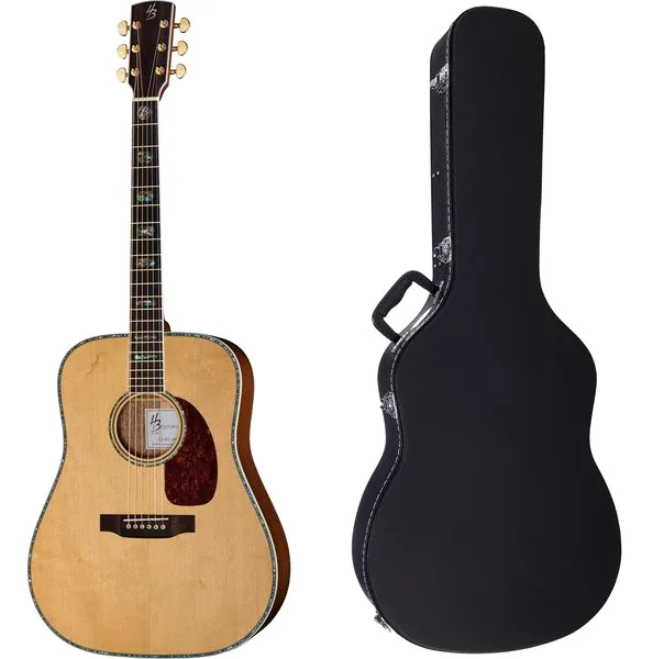 Harley Benton Custom Line CLD-41SE WN w/Case vooraanzicht