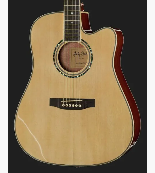 Harley Benton D-120CE NT detail 4