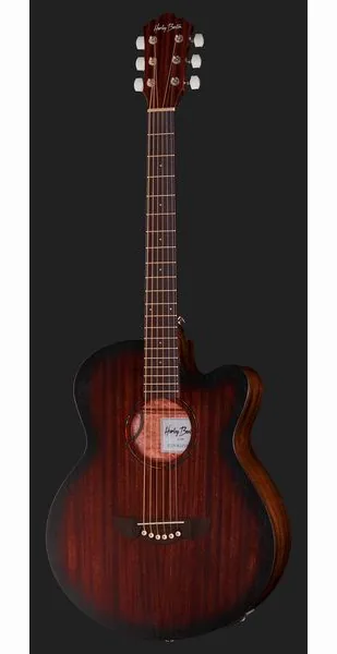Harley Benton Delta Blues MJCE w/Bag detail 2