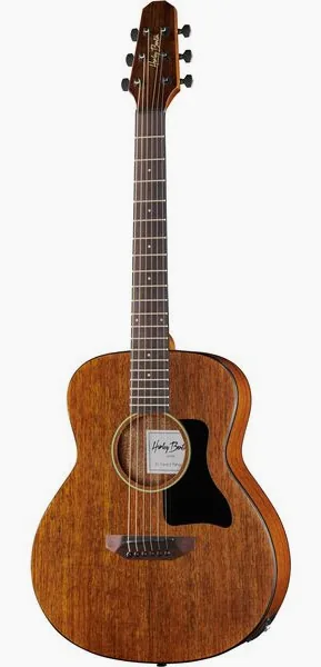 Harley Benton GS-Travel-E Mahogany vooraanzicht