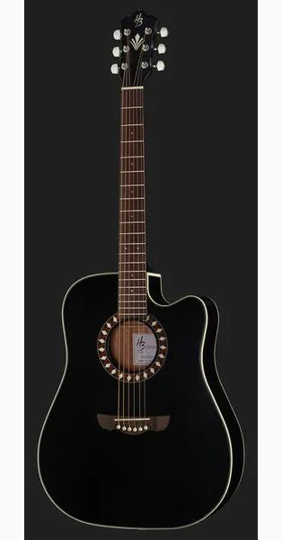 Harley Benton HB Custom Line CLD-10SCE BKS detail 2