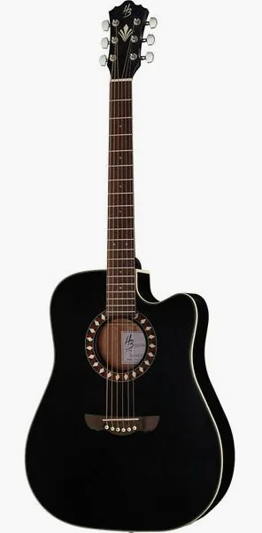 Harley Benton HB Custom Line CLD-10SCE BKS vooraanzicht