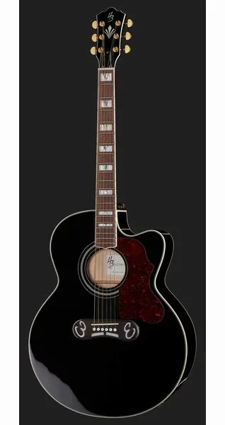 Harley Benton HB Custom Line King-CE BK detail 2