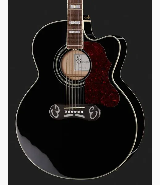 Harley Benton HB Custom Line King-CE BK detail 4