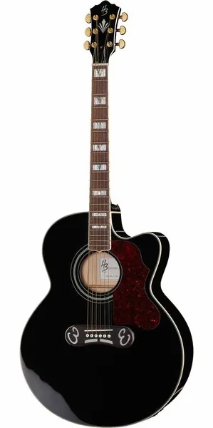Harley Benton HB Custom Line King-CE BK vooraanzicht
