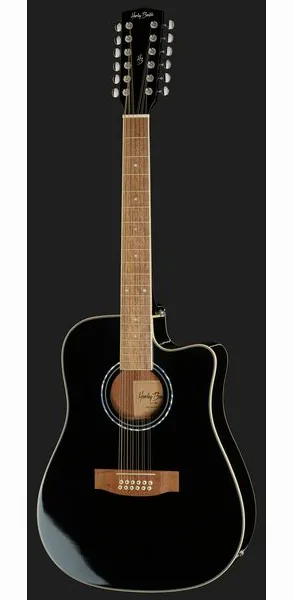Harley Benton D-200CE-12BK detail 2