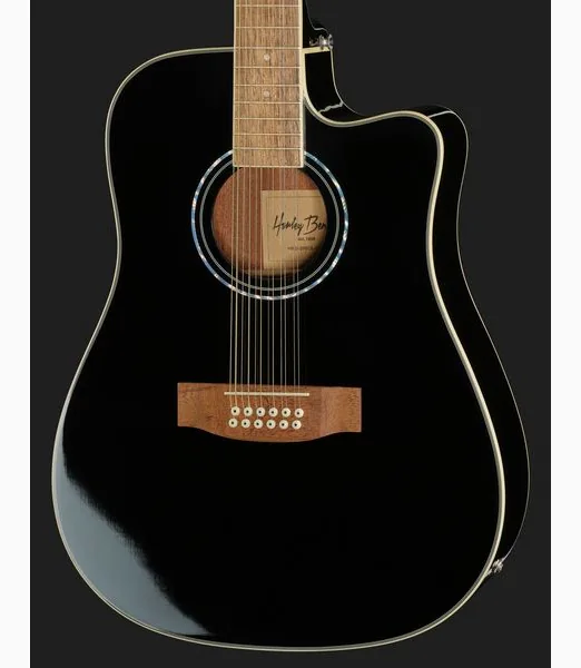 Harley Benton D-200CE-12BK detail 4