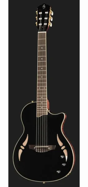 Harley Benton Nashville Nylon Black detail 2