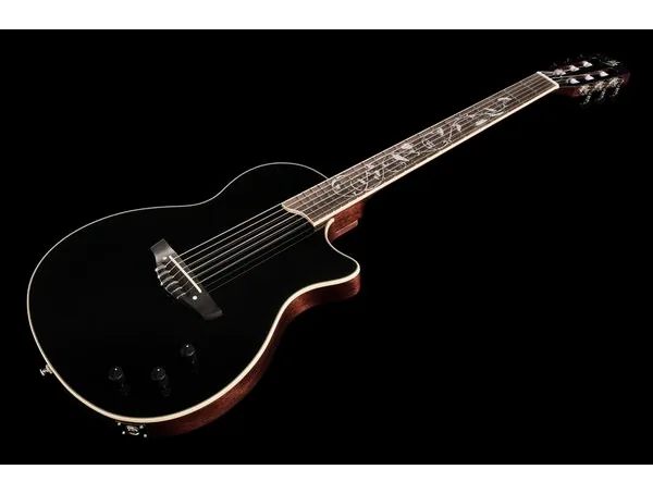 Harley Benton Nashville Nylon Plus BK w/Bag detail 5
