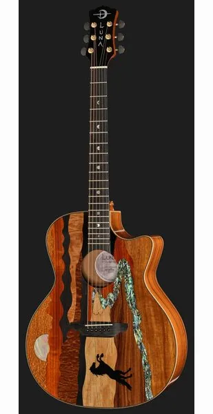 Luna Guitars Vista Stallion detail 2