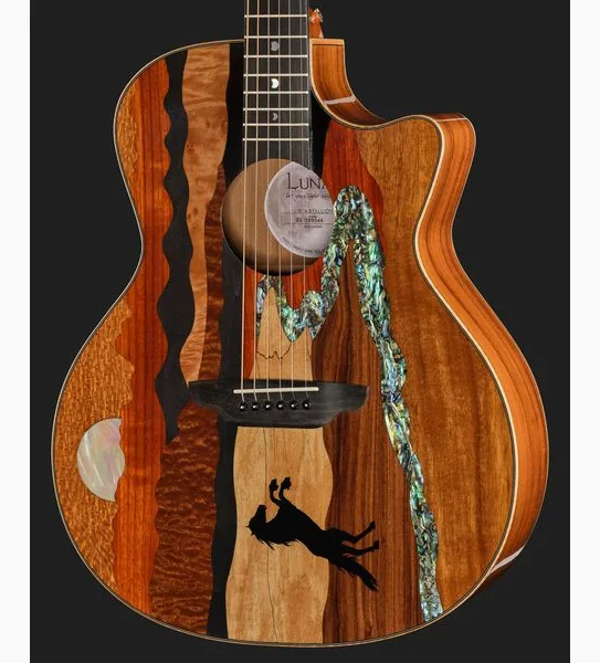 Luna Guitars Vista Stallion detail 4