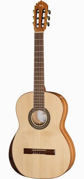 Manuel Rodriguez Academia 40 Spruce/Zebrano vooraanzicht