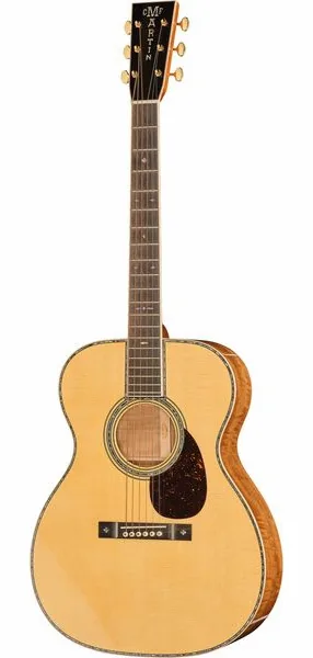 Martin Guitar Custom Shop OM Italian Spruce vooraanzicht