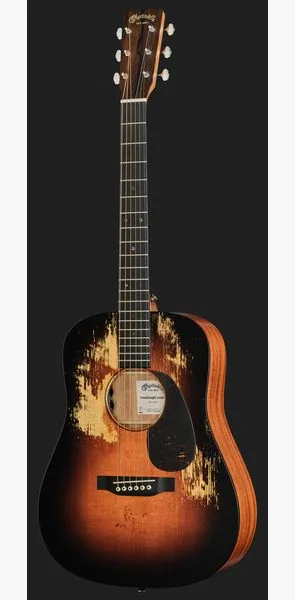 Martin Guitar D Jr E Street Legend Burst detail 2