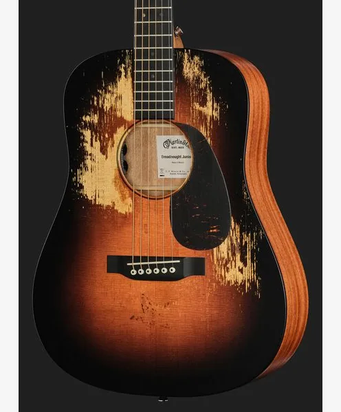 Martin Guitar D Jr E Street Legend Burst detail 4