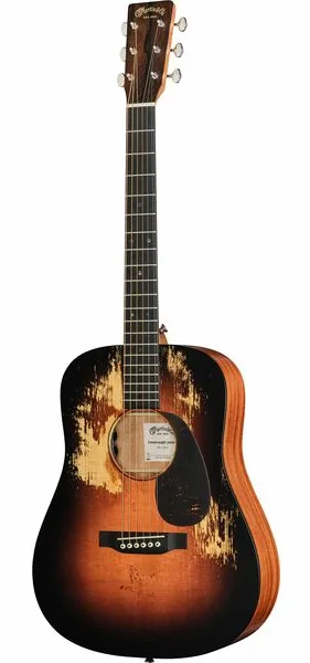 Martin Guitar D Jr E Street Legend Burst vooraanzicht