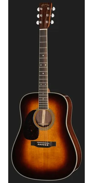 Martin Guitar D35 Sunburst LH detail 2