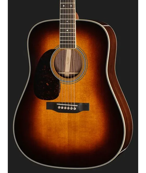 Martin Guitar D35 Sunburst LH detail 4