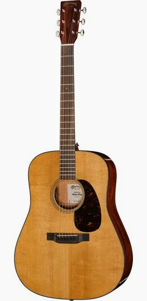 Martin Guitar DE Retro Plus Mahogany vooraanzicht