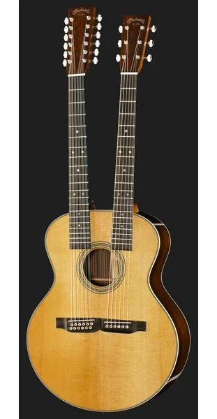Martin Guitar Grand J-28E Double Neck detail 2