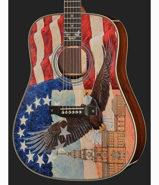 Martin Guitar HD-28 Semiquincentennial detail 4