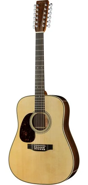 Martin Guitar HD1228 LH vooraanzicht