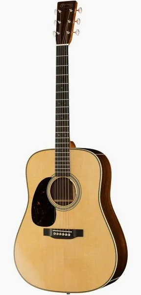 Martin Guitar HD28E LRB LH vooraanzicht