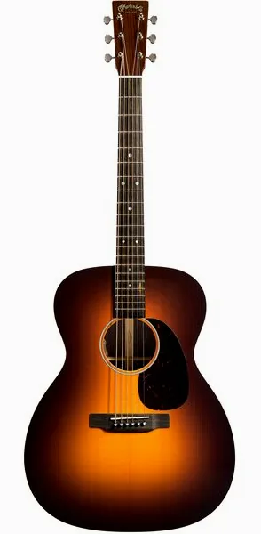Martin Guitar J-16E 1935 Burst vooraanzicht