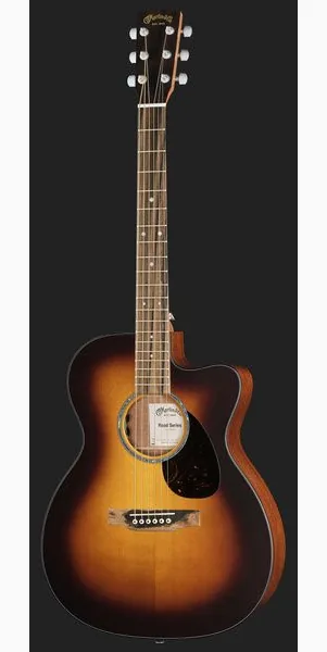 Martin Guitar OMC-10E Modern 1935 Sunburst detail 2