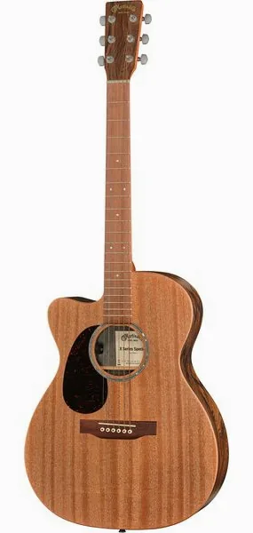 Martin Guitar OMC-X2E Ziricote Special LH vooraanzicht