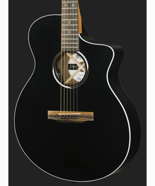 Martin Guitar SC-13 all Satin Black BR detail 4