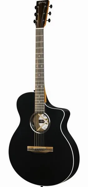 Martin Guitar SC-13 all Satin Black BR vooraanzicht
