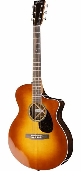 Martin Guitar SC-13E MOD Ziricote Burst Sp vooraanzicht