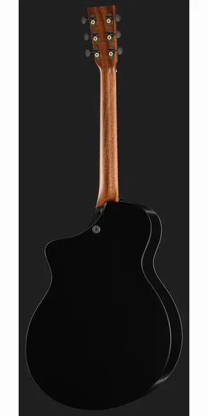 Martin Guitar SCE all Satin Black BS detail 3