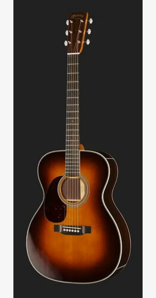 Martin Guitar 00028 Sunburst LH detail 2