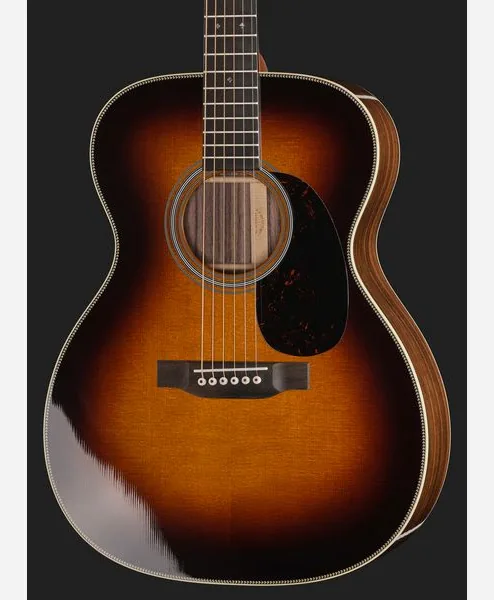 Martin Guitar 00028 Sunburst detail 4